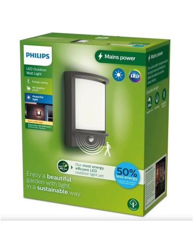 Aplique LED exterior SAMONDRA sensor movimiento Ultra Eficiente | LeonLeds