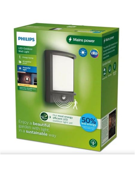 Aplique LED exterior SAMONDRA sensor movimiento Ultra Eficiente | LeonLeds