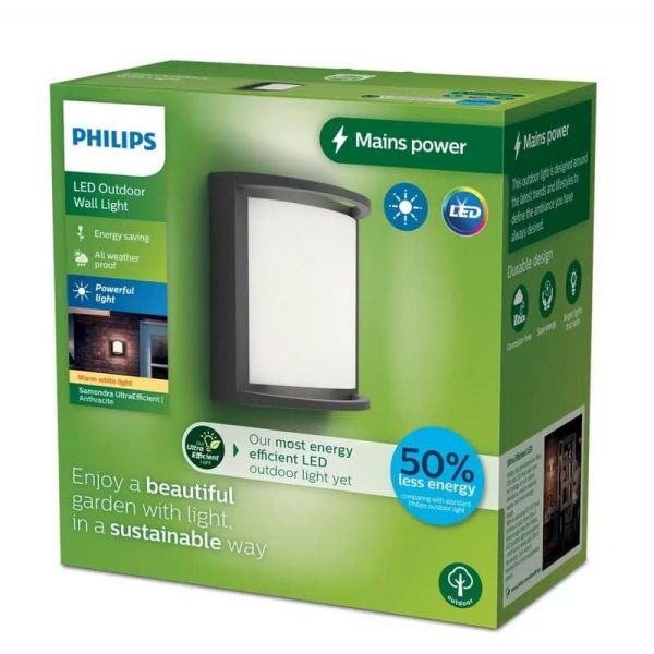 Applique d'extérieur LED ultra efficace SAMONDRA 3,8W | LéonLeds