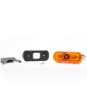 Galibo Lateral LED Was con intermitente Y Catadioptrico y luz de contorno inferior con Soporte 12V-24V SM1 IA 02 W240 | LeonLeds