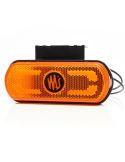 Medidor Lateral LED Was com pisca e retrorefletor e luz de contorno inferior com suporte 12V-24V SM1 IA 02 W240 | LeonLeds