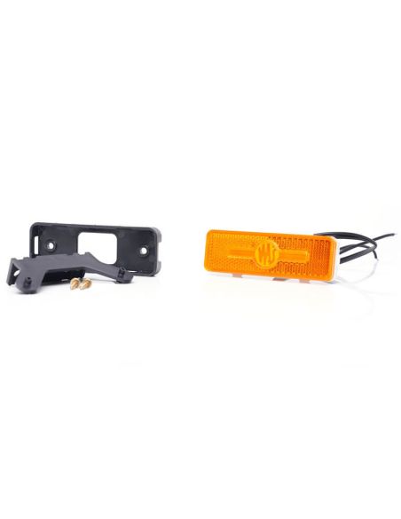 Galibo Lateral LED rectangular con intermitente y Catadioptrico con Soporte 12V-24V SM1 IA 5 W254 | LeonLeds