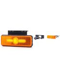 Galibo Lateral LED rectangular con intermitente y Catadióptrico con Soporte 12V-24V SM1 IA 5 W254 | LeonLeds