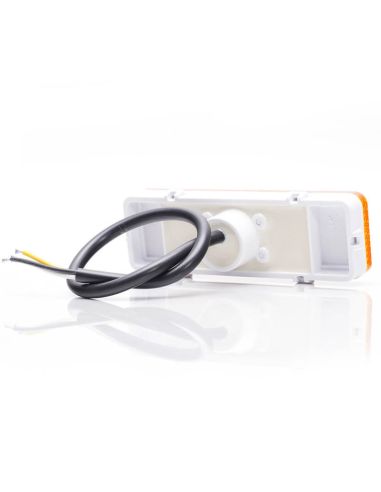 Galibo Lateral LED rectangular con intermitente y Catadióptrico con Soporte 12V-24V SM1 IA 5 W254 | LeonLeds