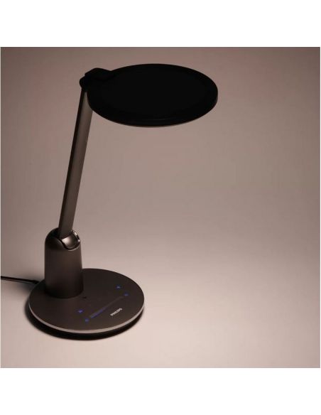 Lámpara mesa LED flexo EINSTEIN 15W EyeComfort IP20 | LeonLeds