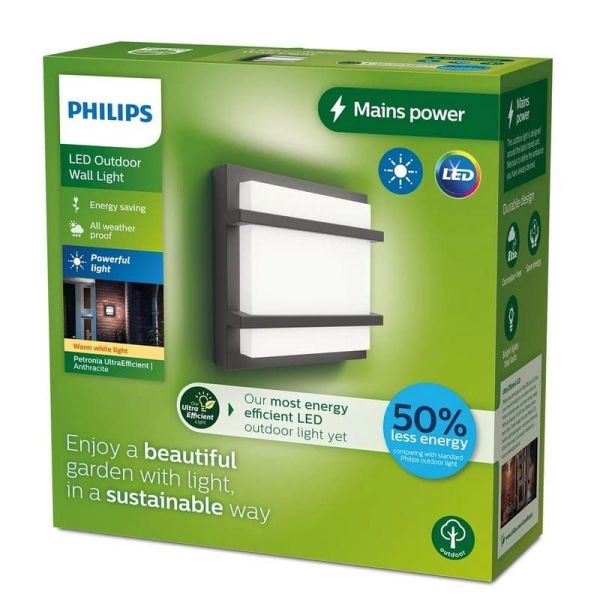 Aplique LED PETRONIA 3.8W 2700K IP44 Ultra Eficiente | LeonLeds