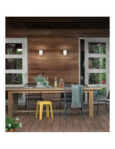 Applique murale LED d'extérieur PYTHON 3,8W 2700K Ultra Efficace | LéonLeds