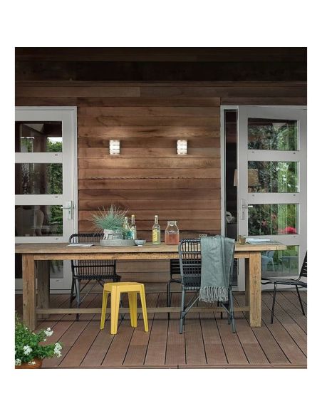 Applique murale LED d'extérieur PYTHON 3,8W 2700K Ultra Efficace | LéonLeds