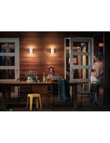 Aplique LED exterior PYTHON 3.8W 2700K Ultra Eficiente | LeonLeds