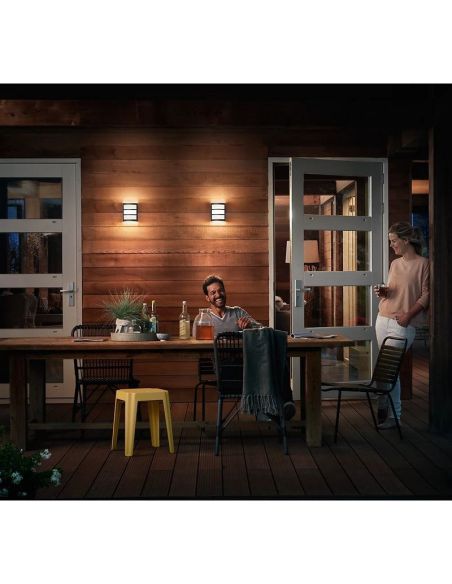 Applique murale LED d'extérieur PYTHON 3,8W 2700K Ultra Efficace | LéonLeds