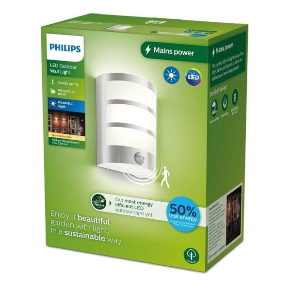 Applique d'extérieur LED PYTHON 3,8W 2700K Ultra Efficace | LéonLeds