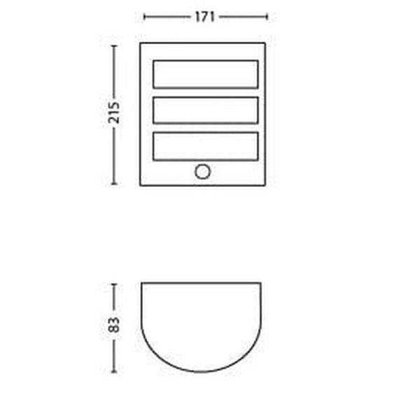Applique d'extérieur LED PYTHON 3,8W 2700K Ultra Efficace | LéonLeds