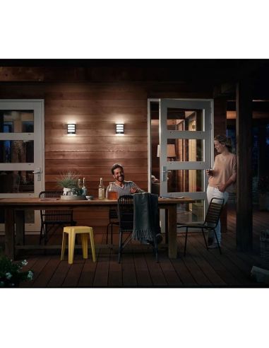 Aplique LED para exterior PYTHON Sensor de movimento ultra eficiente | LeonLeds