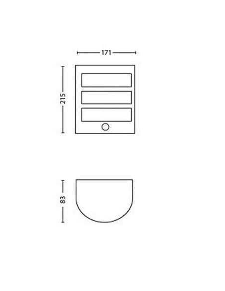 Aplique LED para exterior PYTHON Sensor de movimento ultra eficiente | LeonLeds