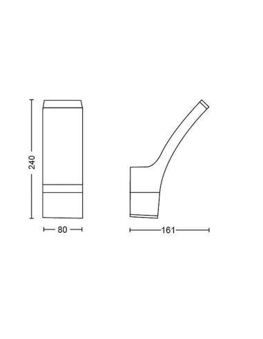 Aplique LED SPLAY para exterior 3,8W 2700K Ultra Eficiente | LeonLeds