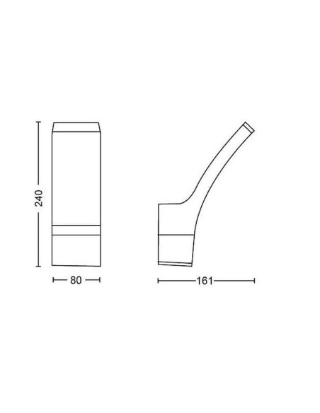 Aplique LED SPLAY para exterior 3,8W 2700K Ultra Eficiente | LeonLeds