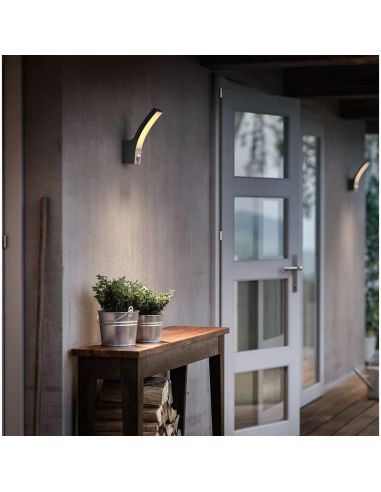 Aplique para exterior LED SPLAY 3.8W 2700K Ultra Eficiente | LeonLeds