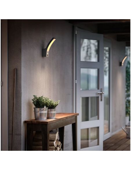 Aplique para exterior LED SPLAY 3.8W 2700K Ultra Eficiente | LeonLeds