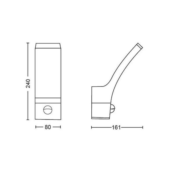 Aplique para exterior LED SPLAY 3.8W 2700K Ultra Eficiente | LeonLeds