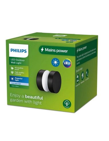 Aplique LED exterior redondo LAVEN 6W 4000K IP44 | LeonLeds