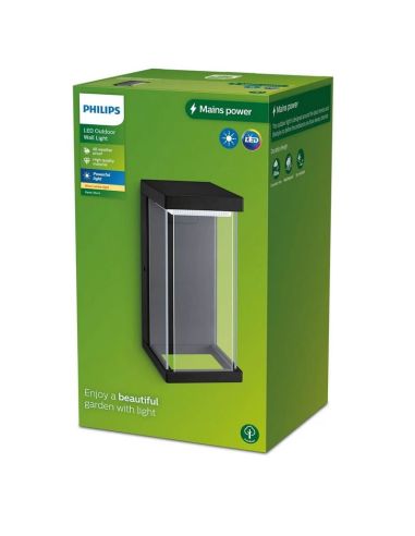 Aplique LED exterior KYRIE superior 12W 2700K IP44 | LeonLeds