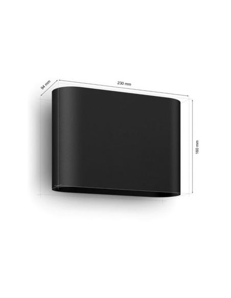 Aplique LED Dymera exterior/interior Hue White and Color Ambiance | LeonLeds