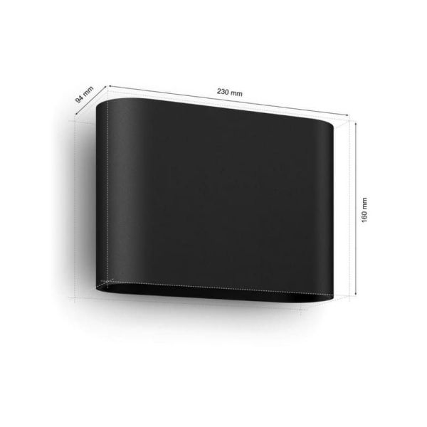 Aplique LED Dymera exterior/interior Hue White and Color Ambiance | LeonLeds