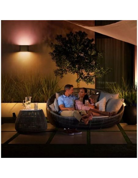 Dymera Aplique LED para exterior/interior Hue White e Color Ambiance | LeonLeds