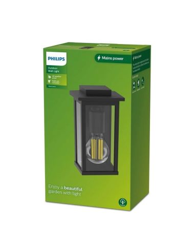 Aplique de pared exterior MIRTH Sin Bombilla max.25W E27| LeonLeds