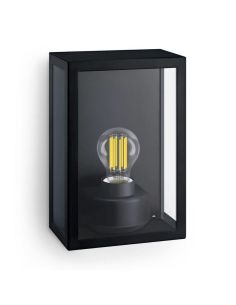 Aplique retangular para exterior ALZOR sem lâmpada | LeonLeds