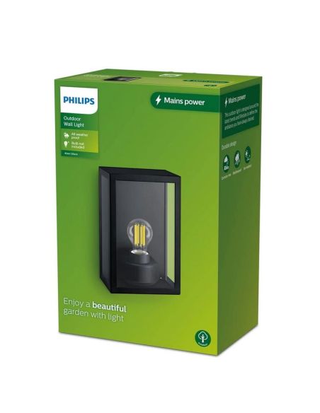 Aplique para exterior ALZOR rectangular Sin Bombilla | LeonLeds