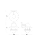 Aplique de pared INYMA Sin Bombila max.25W E27 IP44 | LeonLeds