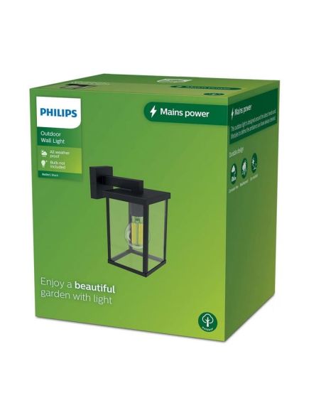 Aplique de pared exterior Cuadrado BELLINI Sin Bombilla E27| LeonLeds