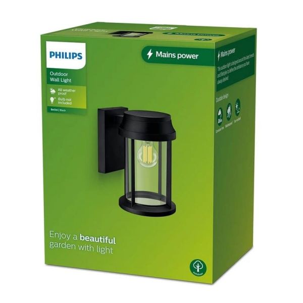 BELLINI Arandela para exterior sem lâmpada máx.25W E27 IP44 | LeonLeds