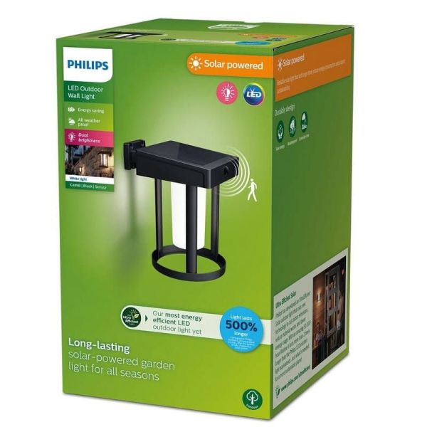 Aplique solar LED exterior CAMILL Ultra Efficient Solar | LeonLeds