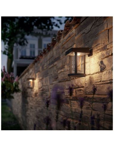 CAMILL Ultra Efficient Solar LED luz de parede solar para exterior | LeonLeds