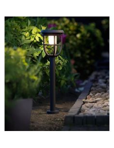 Farol solar exterior RADII LED IP44 Ultra Efficient Solar | LeonLeds 2