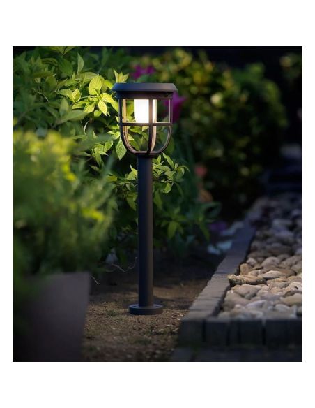 Balizar solar exterior RADII LED IP44 Ultra Efficient Solar | LeonLeds