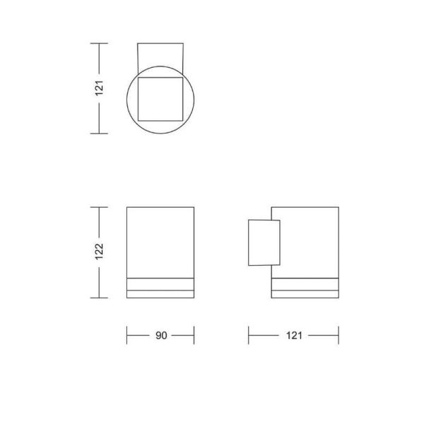 Applique solaire LED FYCE sans câbles, ultra-efficace | LeonLeds