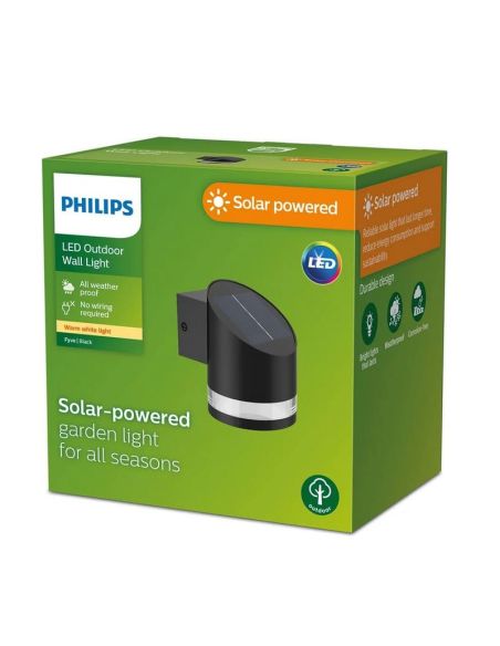 FYCE Applique murale solaire d'extérieur à LED sans fil ultra efficace | LéonLeds