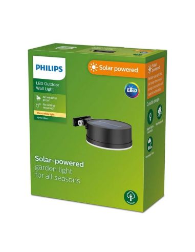 Applique murale solaire LED VYNCE sans fil ultra efficace solaire | LéonLeds