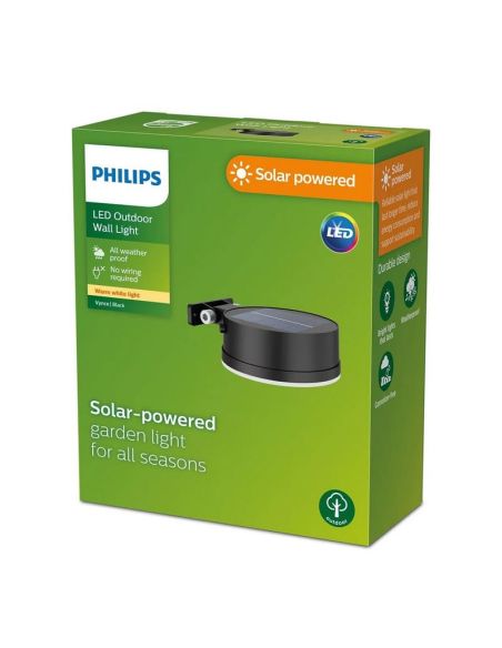 Aplique solar LED VYNCE Sin cables Ultra Efficient Solar | LeonLeds