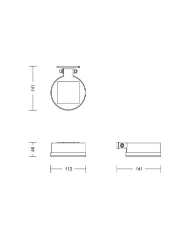 VYNCE Aplique solar LED sem fio Ultra Eficiente Solar | LeonLeds