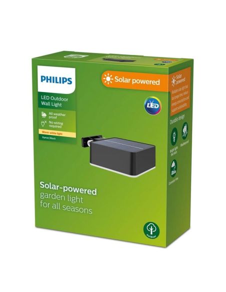 Aplique LED exterior Solar VYNCE sin Cables Ultra Efficient Solar | LeonLeds