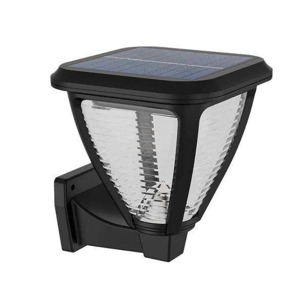 Applique murale solaire d'extérieur sans fil VAPORA LED ultra efficace | LeonLeds