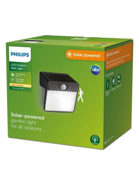 Aplique exterior Solar YARIXA LED Sin Cables Ultra Efficient Solar | LeonLeds