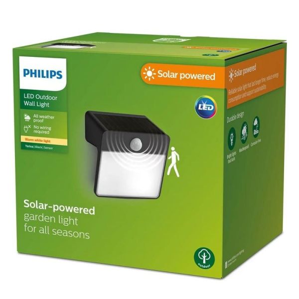 Aplique exterior Solar YARIXA LED Sin Cables Ultra Efficient Solar | LeonLeds