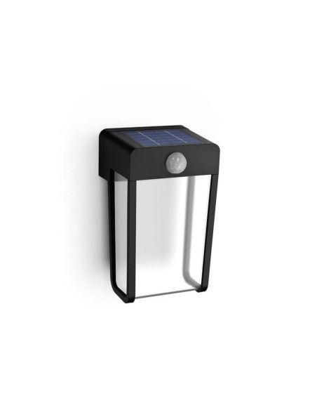 Aplique solar SHROUD exterior LED Ultra Efficient Solar| LeonLeds