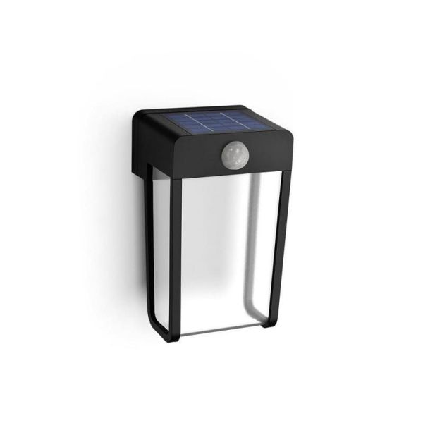 Aplique solar SHROUD exterior LED Ultra Efficient Solar| LeonLeds