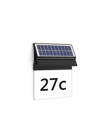 Aplique solar Número ENKARA Sin Cables Ultra Efficient Solar | LeonLeds